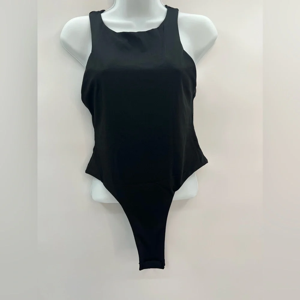 Tank Top Bodysuit for Women - Round Neck Elastic Sleeveless - Size XL (NWOT) - Picture 3 of 6